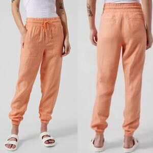ATHLETA Cabo Linen Jogger in Cactus Peach